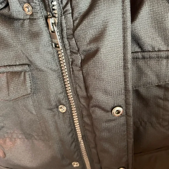 Calvin Klein winter Scuba black Jacket like New. Lined gray fleece. Extra warm - Picture 16 of 16